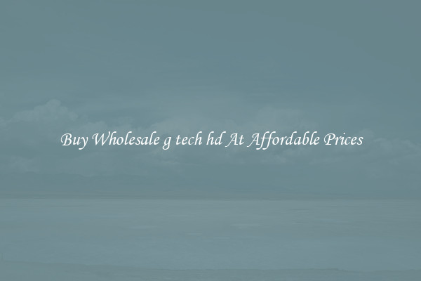 Buy Wholesale g tech hd At Affordable Prices