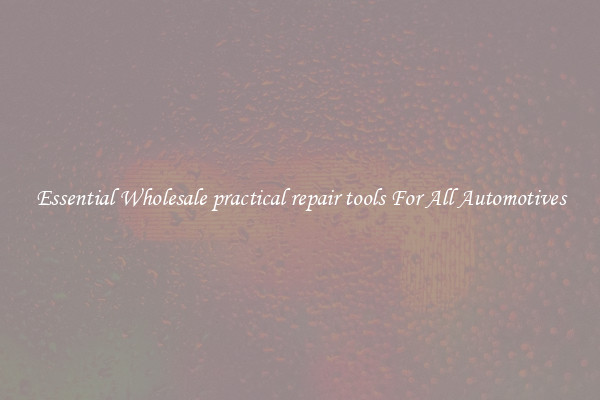 Essential Wholesale practical repair tools For All Automotives