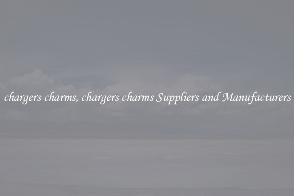 chargers charms, chargers charms Suppliers and Manufacturers