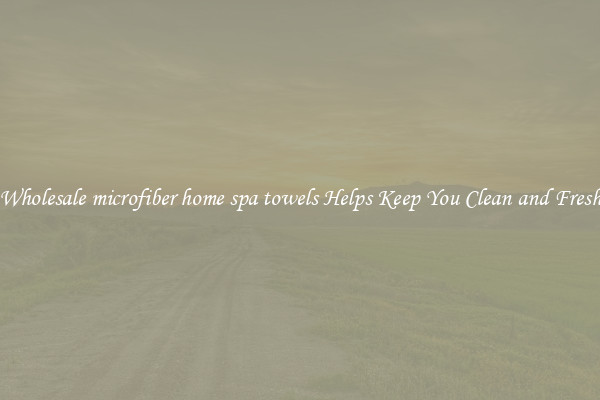 Wholesale microfiber home spa towels Helps Keep You Clean and Fresh