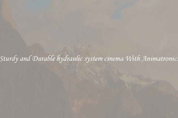 Sturdy and Durable hydraulic system cinema With Animatronics