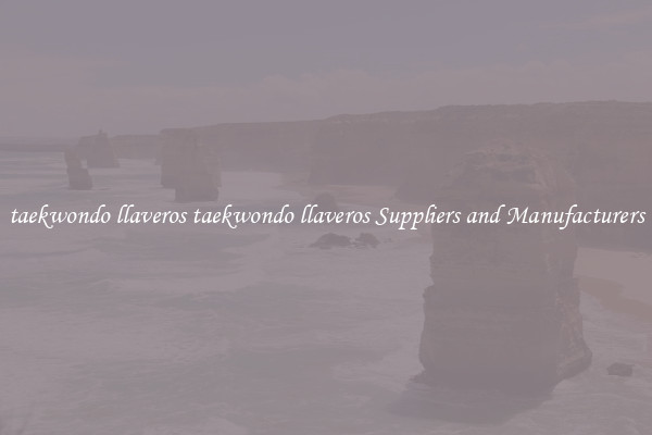 taekwondo llaveros taekwondo llaveros Suppliers and Manufacturers