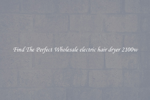 Find The Perfect Wholesale electric hair dryer 2100w