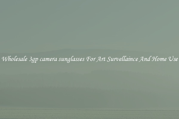 Wholesale 3gp camera sunglasses For Art Survellaince And Home Use