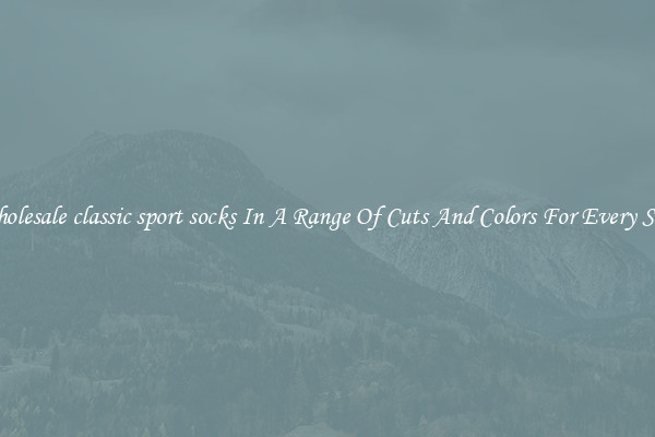 Wholesale classic sport socks In A Range Of Cuts And Colors For Every Shoe