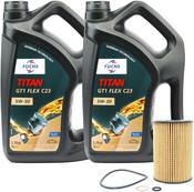 BMW 5W30 Oil Change Kit - FUCHS 11427583220KT1